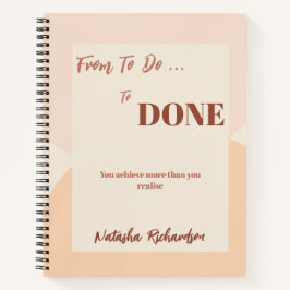 Eenvoudig Boho om Notitieboek aan te bieden