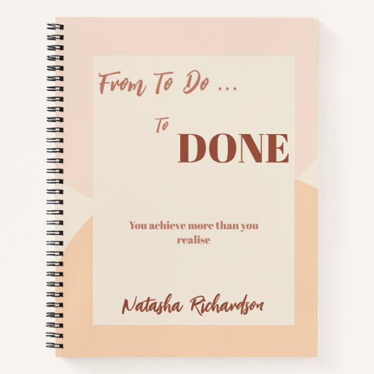 Eenvoudig Boho om Notitieboek aan te bieden (Voorkant)