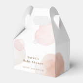 Eenvoudig Boho Waterverf Abstract Baby shower Bedankdoosjes (Voorkant Zijde)