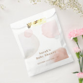 Eenvoudig Boho Waterverf Abstract Baby shower Bedankzakje (Gezegeld)