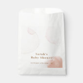 Eenvoudig Boho Waterverf Abstract Baby shower Bedankzakje (Voorkant)