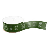 Eenvoudig bos groen hier grosgrain lint (Spoel)