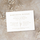 Eenvoudig, botanisch blad, repetitief diner kaart