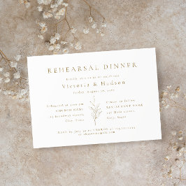 Eenvoudig, botanisch blad, repetitief diner kaart