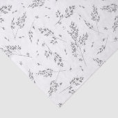 Eenvoudig botanisch patroon Elegant Boho Grass Tissuepapier (Detail)