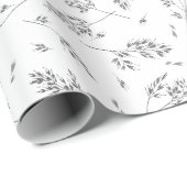 Eenvoudig botanisch patroon elegant omslagpapier cadeaupapier (Rol Hoek)