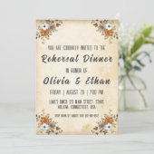 Eenvoudig botanisch rustiek repetitiediner kaart (Staand voorkant)