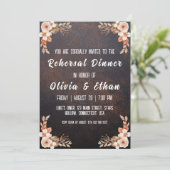 Eenvoudig botanisch rustiek repetitiediner kaart (Staand voorkant)