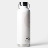 Eenvoudig botanisch schrift waterfles (Voorkant)