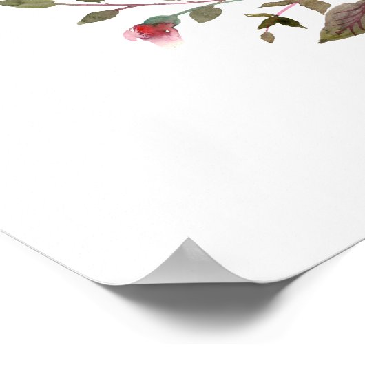 Eenvoudig  bridal-teken - Aangepaste grootte Poster (Hoek)