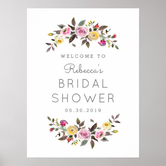 Eenvoudig  bridal-teken - Aangepaste grootte Poster (Voorkant)