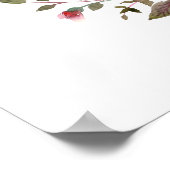 Eenvoudig  bridal-teken - Aangepaste grootte Poster (Hoek)