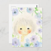 Eenvoudig Briefkaart (Voorkant / Achterkant)