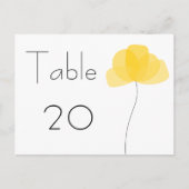 Eenvoudig Briefkaart bloemnummer (Voorkant)