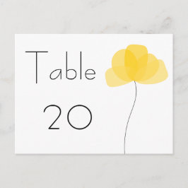 Eenvoudig Briefkaart bloemnummer