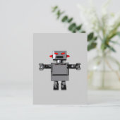 Eenvoudig Briefkaart Robot (Staand voorkant)