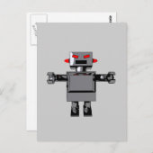 Eenvoudig Briefkaart Robot (Voorkant / Achterkant)
