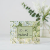 Eenvoudig briefkaart uitnodiging (Staand voorkant)