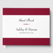 Eenvoudig bruiloft gastenboek (Voorkant)