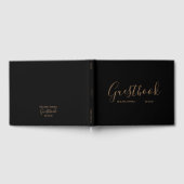 Eenvoudig bruiloft | Kleurminimumaantal elegant Gastenboek (Volledig)