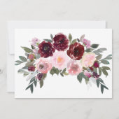 Eenvoudig bruiloft met deankyou-kaart bedankkaart (Achterkant)