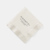 Eenvoudig bruiloft papier nkin servet (Hoek)