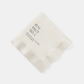 Eenvoudig bruiloft papier nkin servet (Hoek)