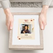 Eenvoudig Bruin  Papier Afstuderen Poster