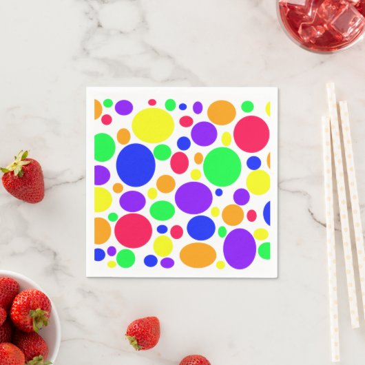 Eenvoudig bruuske SPOTS Servet (Insitu)