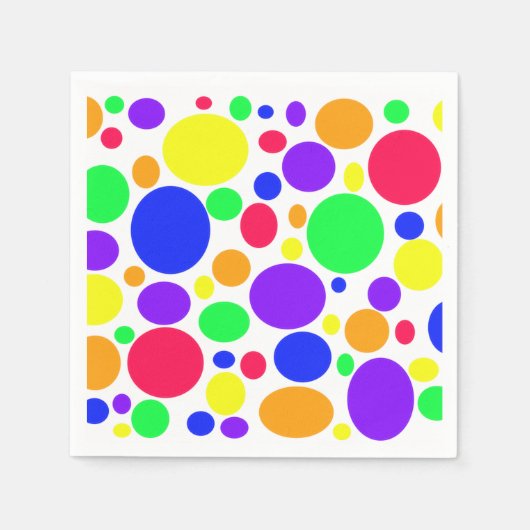 Eenvoudig bruuske SPOTS Servet (Voorkant)