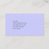 Eenvoudig budget Een effen kleur Moderne alikruik Visitekaartje (Achterkant)