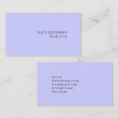 Eenvoudig budget Een effen kleur Moderne alikruik Visitekaartje (Voorkant / Achterkant)