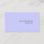 Eenvoudig budget Een effen kleur Moderne alikruik Visitekaartje (Voorkant)