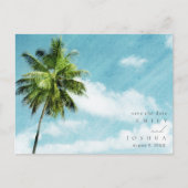 Eenvoudig budget voor batchweddenschappen bespaart aankondigingskaart (Voorkant)