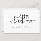 Eenvoudig budget voor elke kleurrijke kerstKaart (Voorkant)