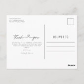 Eenvoudig budget voor het schrijven van een script briefkaart (Achterkant)