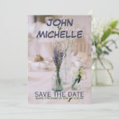 Eenvoudig budget voor huwelijksuitnodiging kaart (Staand voorkant)