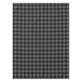Eenvoudig Buffalo geruit grijs & zwart patroon rus Tafelkleed (Voorkant)