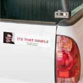 Eenvoudig Bumpersticker (Op Truck)