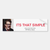 Eenvoudig Bumpersticker (Voorkant)