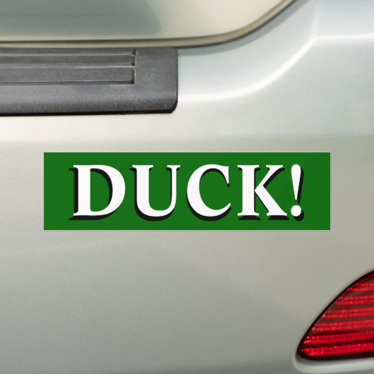 EENVOUDIG! BUMPERSTICKER (Op auto)