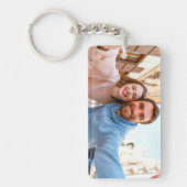 Eenvoudig cadeau voor vriend aangepaste foto sleutelhanger (Voorkant)