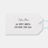 Eenvoudig CadeauLabel (Voorkant (Horizontaal))