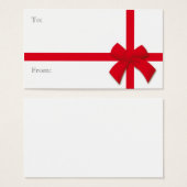 Eenvoudig CadeauLabel Visitekaartje (Voorkant /achterkant)