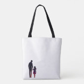 EENVOUDIG CADO VAN VADER EN DOCHTER TOTE BAG (Achterkant)