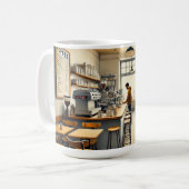 Eenvoudig café in San Francisco Mok (Voorkant links)