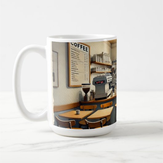 Eenvoudig café in San Francisco Mok (Links)