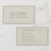 Eenvoudig Canvas Minimal Corporate Visitekaartje (Voorkant / Achterkant)
