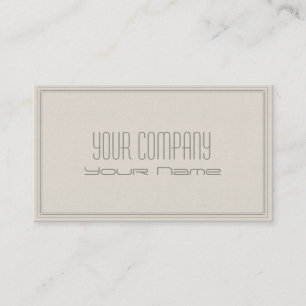 Eenvoudig Canvas Minimal Corporate Visitekaartje