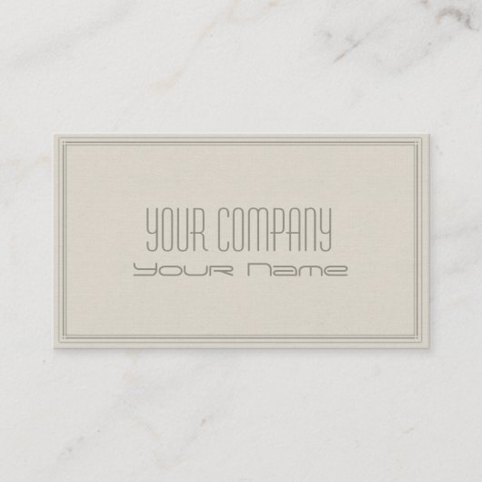 Eenvoudig Canvas Minimal Corporate Visitekaartje (Voorkant)